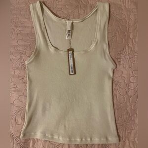 NWT SKIMS Cotton Rib Tank - L
